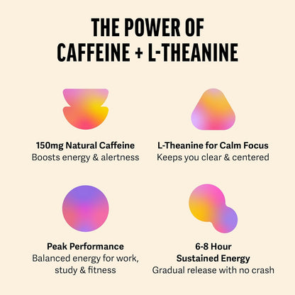 Cinnamon Apple Spice Energy Tea – High Caffeine Black Tea Bags for Focus, Clarity & Morning Energy – Natural Non-Gmo Caffeinated Breakfast Tea – Cozy Fall Focus Tea with 150Mg Caf – 20Ct Pack