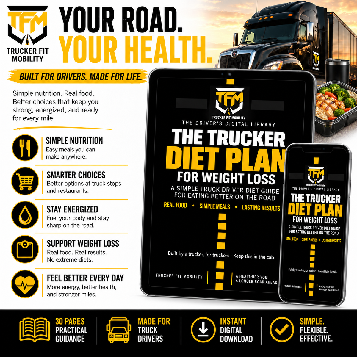 The Trucker Diet Plan for Weight Loss Guide