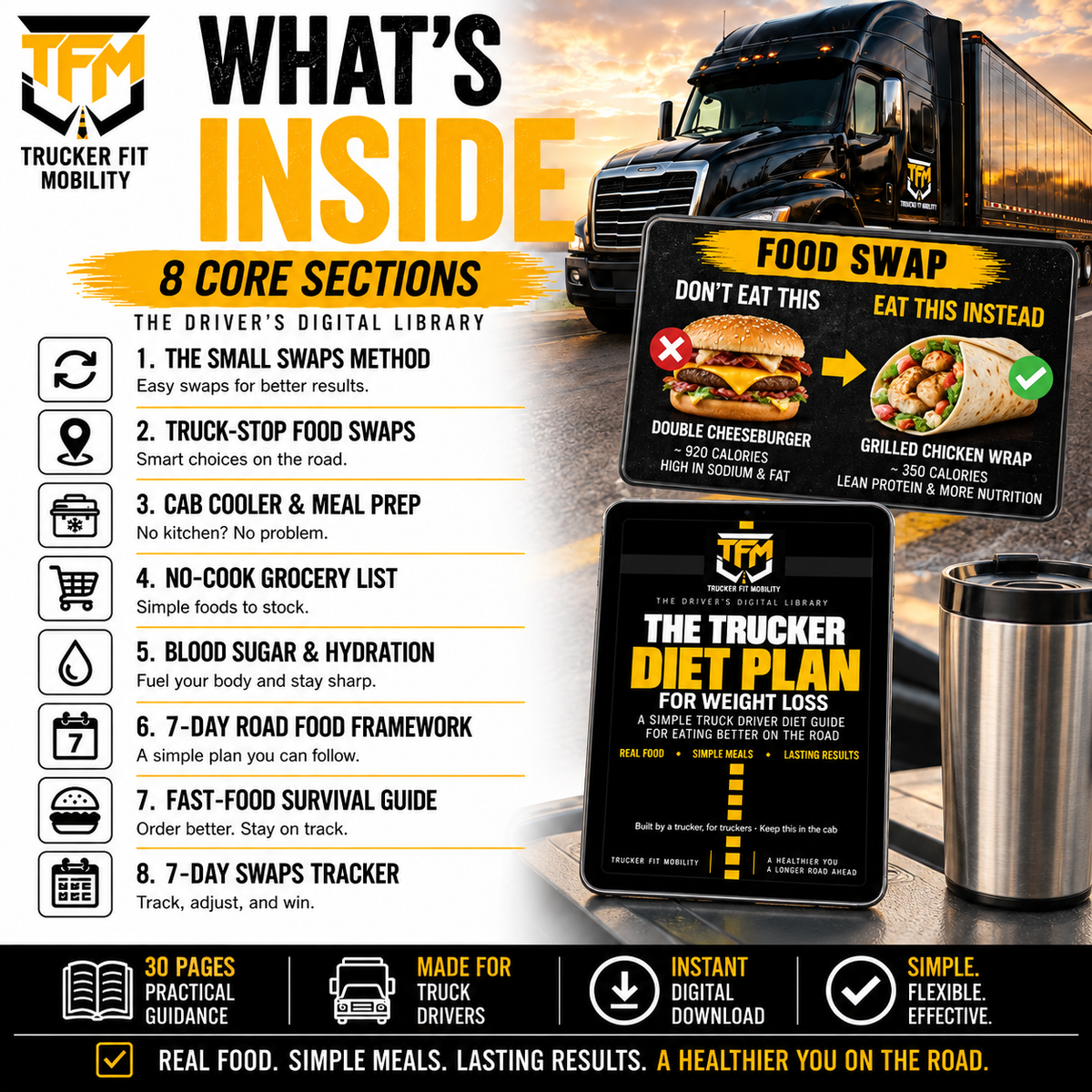 The Trucker Diet Plan for Weight Loss Guide
